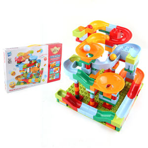Juego de bloques de construcción de canicas, 182 piezas, bloques de plástico, juguetes educativos - Product Image 5