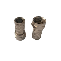 Conector RF de precio bajo de fábrica, conector F de rosca para venta al por mayor