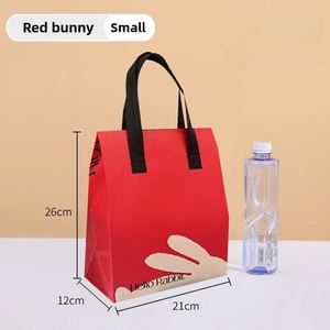 Sacs isothermes réutilisables personnalisables avec logo, pour pique-nique, livraison de repas et boissons, avec poignée - Product Image 3