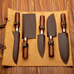 Colección Profesional de Cuchillos de Cocina de Damasco, Juego de Cuchillos de Cocina de Damasco Personalizados, Juego de Cuchillos de Cocina de Damasco Hechos a Mano al por Mayor - Product Image 2