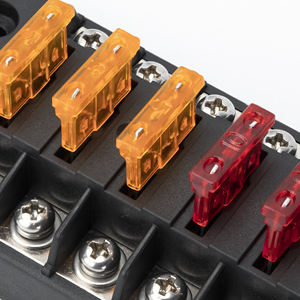 Porte-fusible MIDI DC en ligne universel <span class=keywords><strong>12V</strong></span> 12 voies ATO ATC, bloc de fusibles étanche, boîte à fusibles à lame, panneau de protection de la capacité de coupure, automobile - Product Image 3