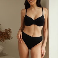 Ensemble soutien-gorge et culotte taille haute imprimé léopard avec armatures, motif animal, pour femme, vente en gros 75 95 B C D
