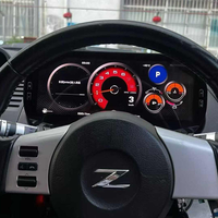 Speedometer Mobil untuk Nissan 350Z 370Z 2003-2006 LCD Digital Cluster Upgrade Dashboard Instrumen Mobil