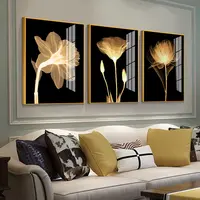 Wall painting Flower Canvas Painting Home Decoration Pictures Wall Pictures For Living Room Modular Crystal Porcelain Painting