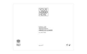 น้ำไมเซลลาร์ฮิบิสคัสสูตรมืออาชีพ ผลิตภัณฑ์ล้างเครื่องสำอางจากอิตาลี สำหรับทุกสภาพผิว จำหน่ายส่ง - Product Image 4