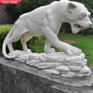 Estatua de Tigre de Piedra de Tamaño Real para Jardín Exterior en Venta - Product Image 4