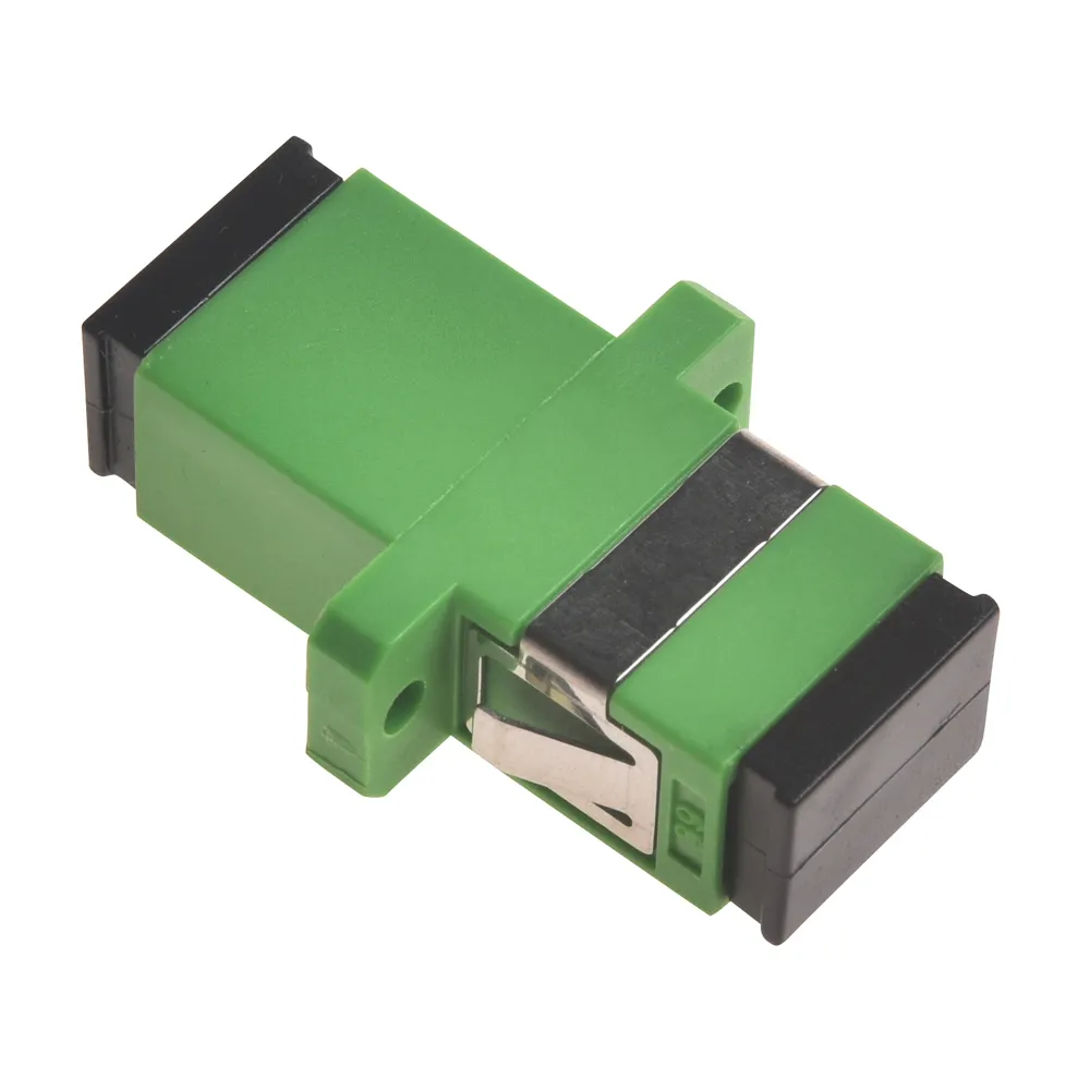 FTTH Fiber Optic Simplex Single Mode Grüner SC/APC-Adapter