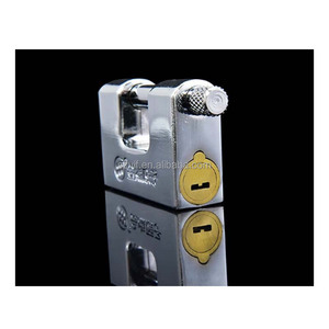 भारी शुल्क 70 मिमी टाइटेनियम प्लेटेड वाटरप्रूफ पैडलॉक कठोर ठोस लोहे आयताकार कंटेनर कुंजी दरवाजे के लिए दरवाजे के लिए एंटी-चोरी - Product Image 4