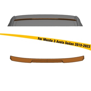 Alerón de Techo Estilo M4 de Plástico ABS Negro Brillante Haosheng para <span class=keywords><strong>Mazda</strong></span> <span class=keywords><strong>3</strong></span> Axela Sedán 2019 2020 2021 <span class=keywords><strong>2022</strong></span> 2023 - Product Image 1