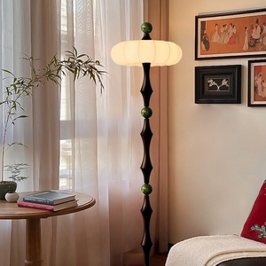 Lámpara de pie vintage de estilo retro con fuente de luz LED, base E26, control de interruptor para sala de estar, dormitorio, diseño americano - Product Image 1