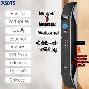 Xsdts K9 wishome <span class=keywords><strong>Wifi</strong></span> khóa thông minh bảo mật nhà hiện đại: Vân tay, mặt, ứng dụng, mật khẩu, chìa khóa và thẻ IC - Product Image 3
