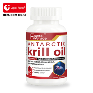 Extrait d'huile de krill Shecome Premium, oméga 3 en gélules molles pour femmes et hommes, soutient la mobilité des articulations, la fonction mentale, 60 gélules molles - Product Image 2