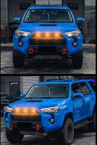 Đèn LED Làm Việc 18W Màu Trắng Hổ Phách Đỏ Nhiều Màu Chống Thấm Nước IP67 Đèn LED Rock Cho Xe Tải Địa Hình Lưới Tản Nhiệt Giữa - Product Image 6