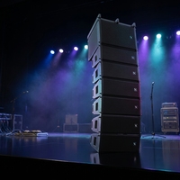 Conjunto de Audio Profesional H2 para Conciertos al Aire Libre, Equipo de Alta Calidad para Actuaciones en Escenario con Sistema de Cine en Casa, Iluminación y Video