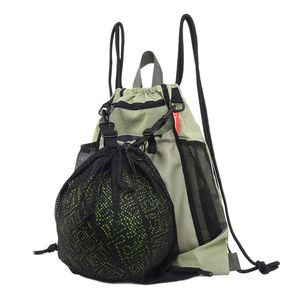 New Style High Quality Basketball <b>Drawstring</b> <b>Backpack</b> with Detachable Ball Mesh Bag Soccer <b>Backpack</b> <b>Drawstring</b> Gym Sports Bag - Product Image 5