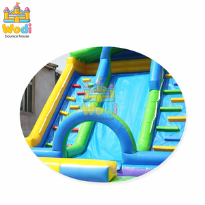 Toboggan gonflable personnalisé pour <span class=keywords><strong>piscine</strong></span>, en PVC haute résistance 0,55 mm, conforme EN14960, garantie 3 ans, pour jardin et hôtel - Product Image 6