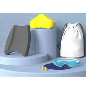 Bán buôn Kickboard bơi cap và Goggle Set tùy chỉnh in ấn Bơi Unisex Bơi Kickboard