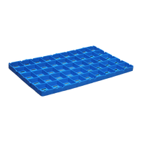Palette Euro de haute qualité entrée à 4 voies 0.5t charge dynamique plancher à lattes en plastique pour ferme avicole maison de chèvre de chair