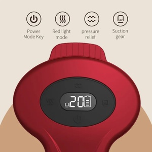 Multi Function 12 Gear Electric Strong Suction Heating <b>Cupping</b> Therapy Massager Gua Sha Massage Tool - Product Image 3