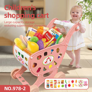 Oem Samtoy Unisex Mini Winkelwagen Speelgoed Simulatie Plastic Supermarkt Supermarkt Doen Alsof Spelen Keuken Set Kinderen Educatief - Product Image 3