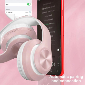 <span class=keywords><strong>P68</strong></span> Macaron พับได้ชุดหูฟังไร้สาย V5.0 HIFI สเตอริโอ SD Card พร้อม Mic สำหรับแท็บเล็ตโทรศัพท์มือถือ - Product Image 4