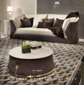 Canapé antique de style italien et français de bonne qualité, mobilier d'intérieur, canapé inclinable, chaise longue moderne <span class=keywords><strong>en</strong></span> cuir véritable - Product Image 5