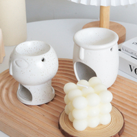 Diffuseur d'aromathérapie en céramique de forme spéciale abstraite, brûleur d'huiles essentielles parfumées pour le yoga et le spa
