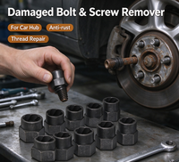 BOSS 11PCS Broken Bolt Extractor Set High Carbon Steel Twist Socket Removal Tool with Plastic Case DIY