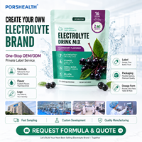Poudre d'hydratation électrolytique sans sucre, mélange pour boisson avec sodium, potassium, magnésium, complément nutritionnel sportif, 90 g, dose personnalisée