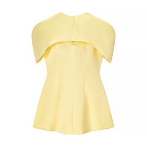 Conjunto de 3 Piezas de Moda Casual para Mujer: Top sin Mangas <span class=keywords><strong>con</strong></span> Cuello Cuadrado en 3 Colores, <span class=keywords><strong>Blusa</strong></span> Corta de Color Sólido, <span class=keywords><strong>Falda</strong></span> <span class=keywords><strong>Larga</strong></span> <span class=keywords><strong>con</strong></span> Cintura Elástica - Product Image 3