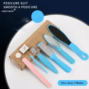 Outils de râpe de pédicure, ensemble de limes à pieds, élimination des callosités de la peau morte, grattoir, lime à pieds en métal en acier inoxydable