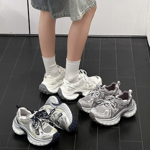 Zapatillas Deportivas de Mujer con Suela Gruesa, Primavera 2026, Estilo Urbano Moderno, Cómodas, Transpirables y Versátiles - Product Image 6