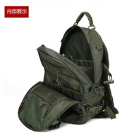 Sac à dos tactique de randonnée en montagne, à double bandoulière, pour le voyage, le fitness en plein air, résistant à l'usure, imperméable, pour l'entraînement