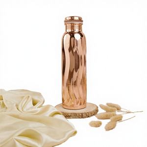 Botella de Agua de Cobre con Diseño Clásico y Elegante, Capacidad de 1L, Portátil y a Prueba de Fugas, para el Hogar y Comedor - Product Image 2