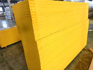 Panneau de coffrage en contreplaqué 3 plis 100% neuf, contreplaqué jaune 3 couches pour la construction - Product Image 3