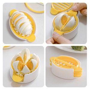Meilleure vente : Coupe-œuf écologique 3 en 1, trancheuse à œufs, outils <span class=keywords><strong>pour</strong></span> fruits et légumes, trancheuses à œufs durs, accessoires de cuisine - Product Image 3