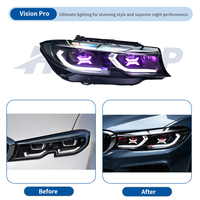Phares HETOP G20 2020-2022 Style RGB OSS Personnalisation Spéciale Lentille Quatre Couleurs Quatre Feux de Proche Huit Feux de Loi Lointains DRL LED Uniques pour BMW