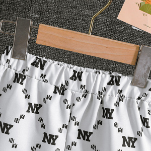 Vêtements décontractés d'été pour garçons de 4 à 8 ans, ensemble de sport de loisirs tendance, ensemble deux pièces imprimé à manches courtes en spandex/coton pour enfants - Product Image 5