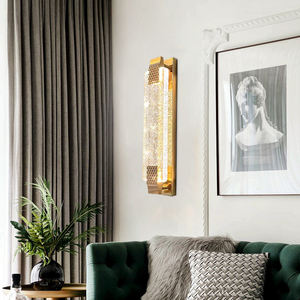 Aplique de pared LED de lujo francés moderno, lámpara de pared para sala de estar de Hotel de cristal de Metal - Product Image 4