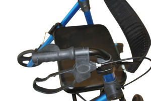 Andador con Ruedas y Asiento Plegable de Aluminio Ultraligero de 6 kg, Especial para Personas Mayores, Capacidad de 136 kg - Product Image 6