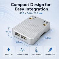 Module GPS RTK multifréquence à double antenne de précision centimétrique, sans boussole, avec détection de direction d'orientation, indice de protection IP54, température de fonctionnement de -45 à 75°C