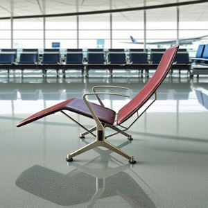 Chaise d'attente en cuir PU de luxe moderne 1 à 4 places en forme de L pour aéroport, hôpital, banque, parc, salons VIP - Product Image 1