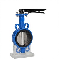 Joint EPDM Fonte ductile Manuel PN16 Vanne Plaquette DN50-DN1000 Traitement de l'Eau Vanne Papillon
