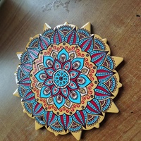 Sous-verre décoratif en céramique Mandala de bonne qualité, décoration d'intérieur et cadeau