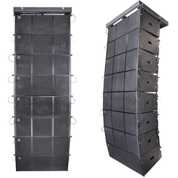 T.I Pro Audio LA-212 3-Way Line Array Speaker Double 12-inch Outdoor Show Professional Sound System