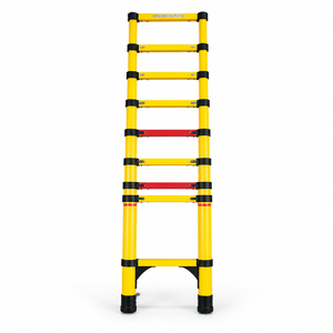 Échelle télescopique <span class=keywords><strong>isolée</strong></span> en fibre de verre 35KV, résistante, rétractable, portable, non conductrice, pour travaux électriques - Product Image 1