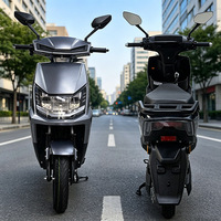 Moped électrique léger CKD SKD 10 pouces à 2 roues, 600/800W, vitesse 50 km/h, scooter à pédale avec assistance électrique
