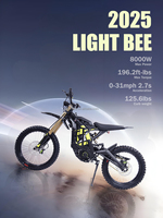 Light Bee Surron X Off Road 8KW 60V 40Ah  Ebike Adultes Surron  2025 Moto tout-terrain électrique