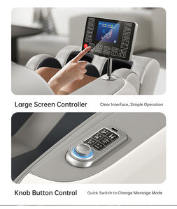 Fuan Jingtop Hochwertiger Schwarzer 3D Zero Gravity Massagesessel Lindert Schnell Körpermüdigkeit mit Luftdrucktechnologie - Product Image 2