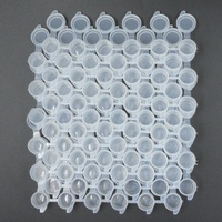 Pot acrylique vierge pour peintures, 30 pièces, Pot à bande de 3 ML sans peinture